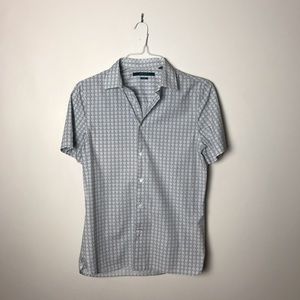Perry Ellis Patterned Button Down Slim Fit